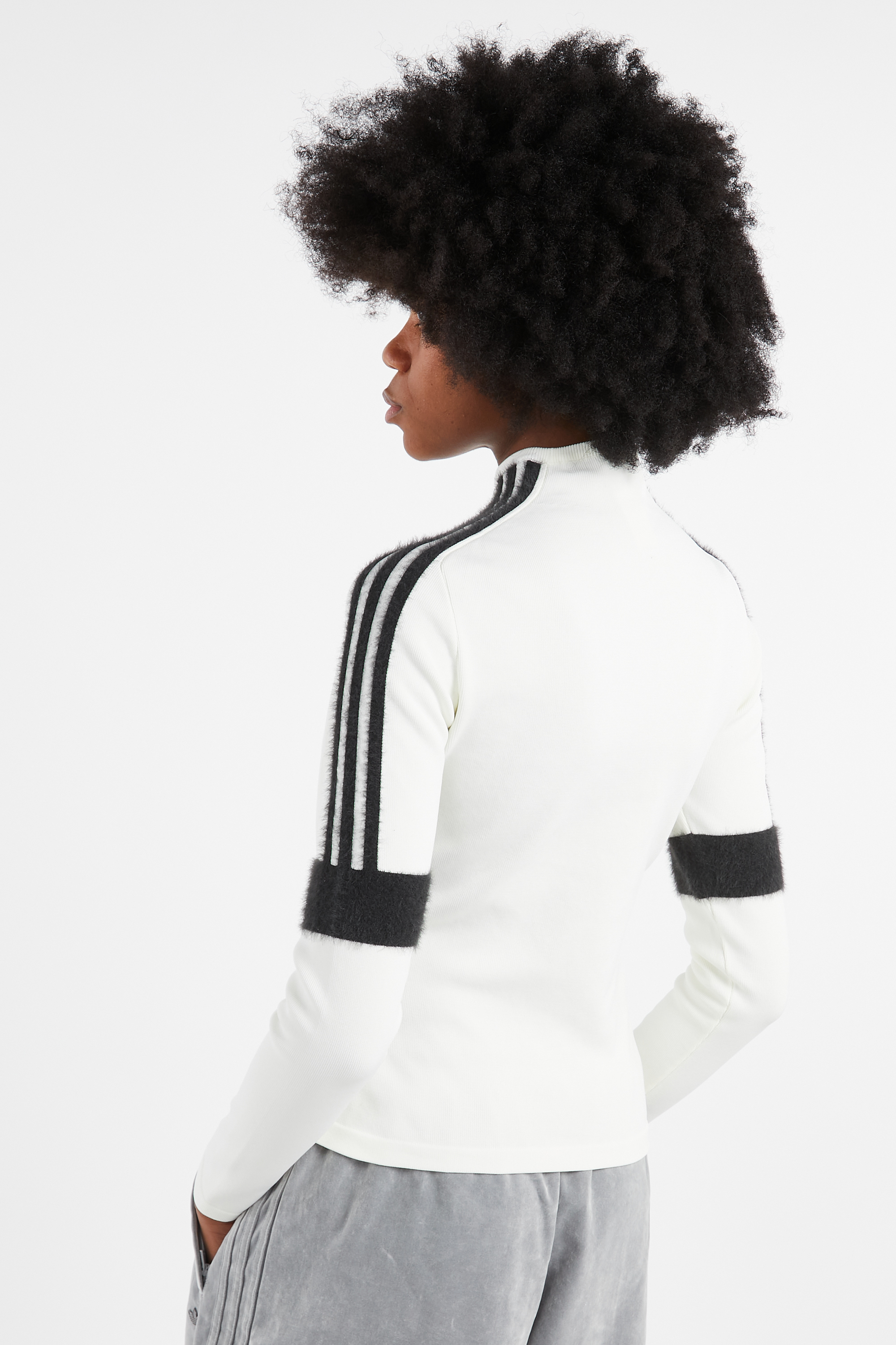 Regular-fit round-neck cotton T-shirt Beige