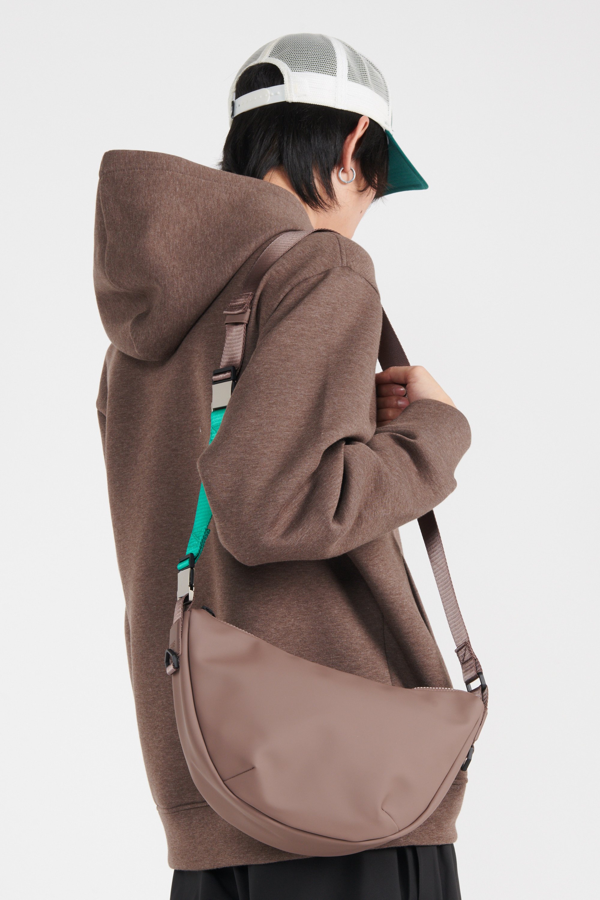 Sac porté épaule RAINS Marron