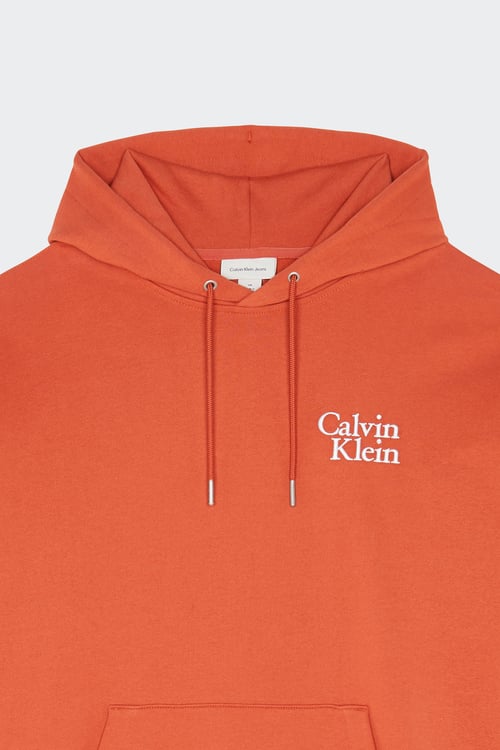 CALVIN KLEIN Hoodie Orange