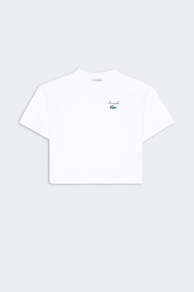T shirt Blanc Lacoste Femme Citadium