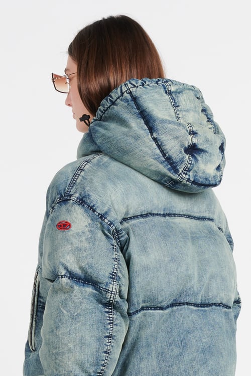 DIESEL Doudoune Bleu