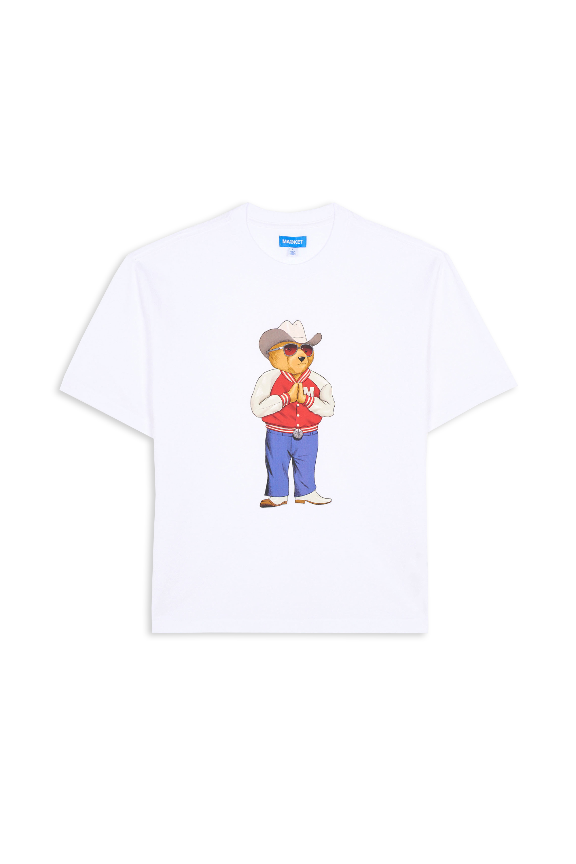 Regular-fit round-neck cotton T-shirt White