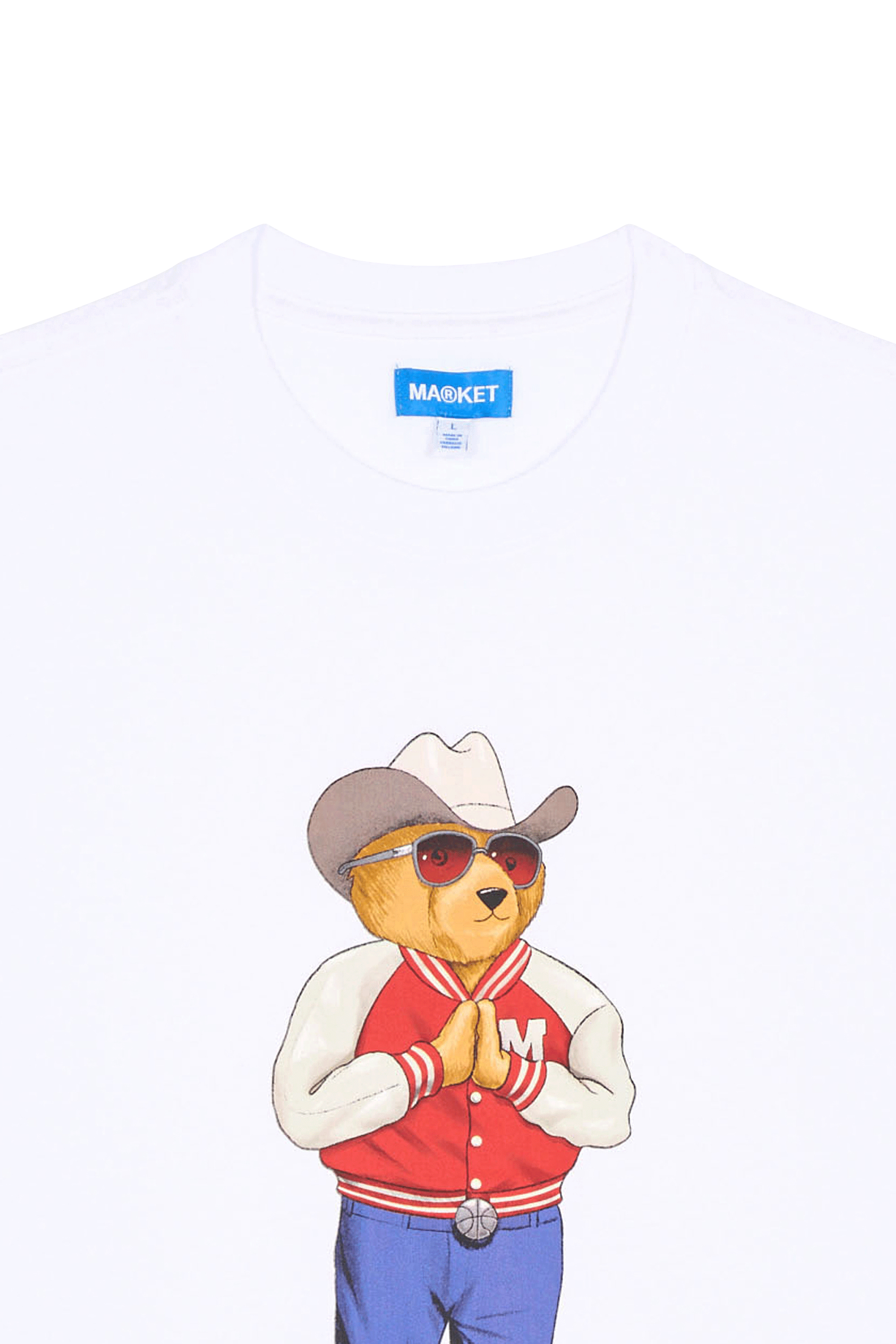 T-shirt MARKET White