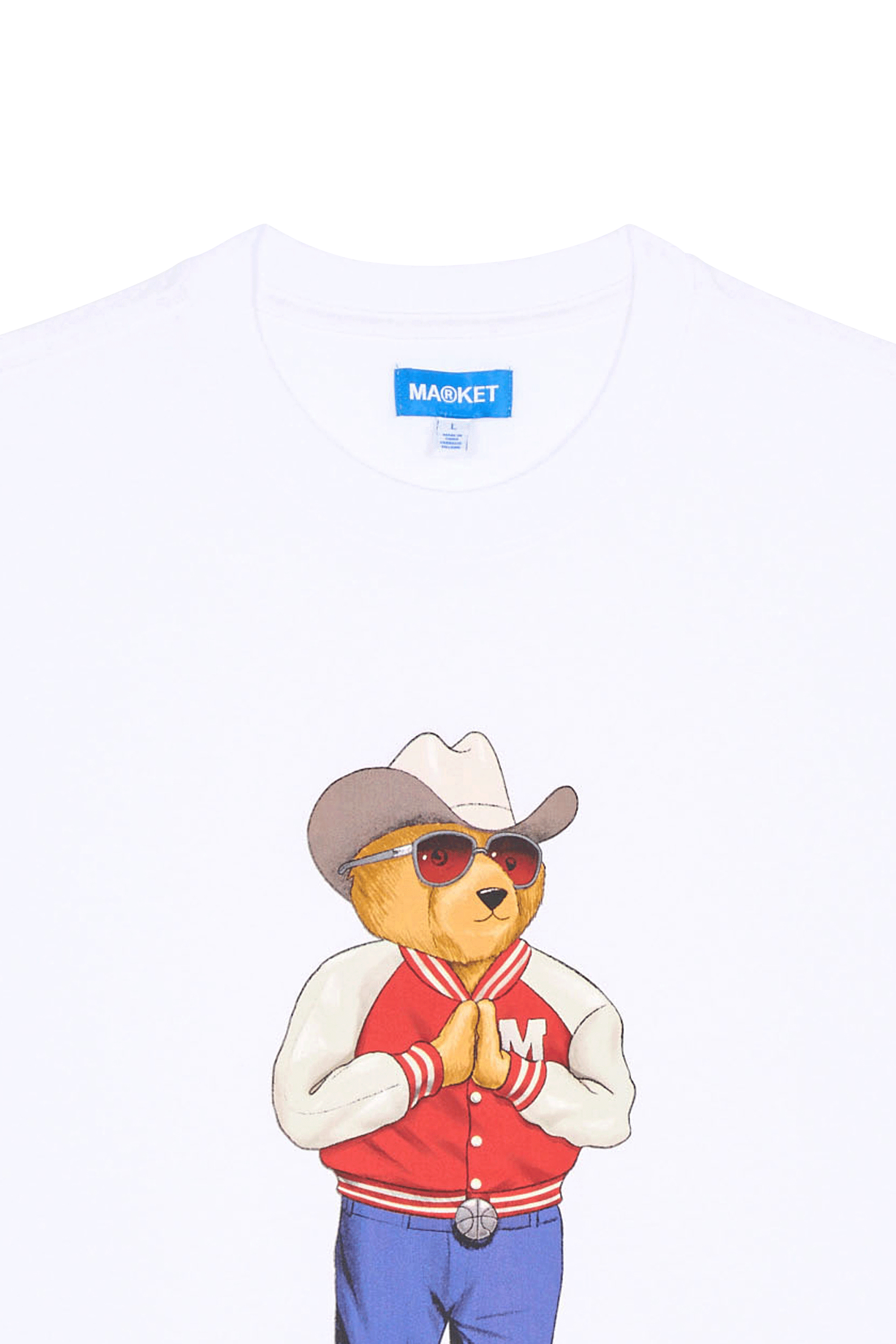 Regular-fit round-neck cotton T-shirt White