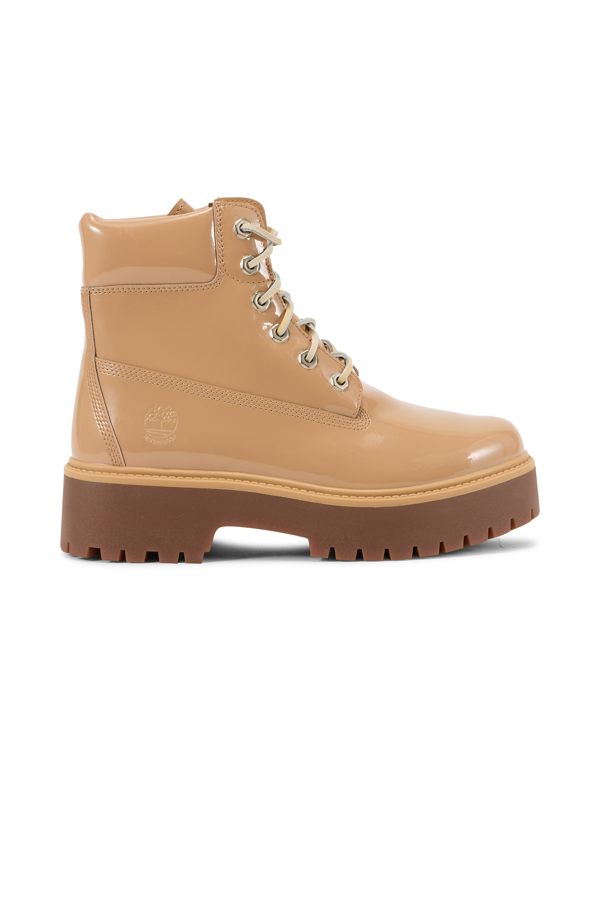 Boots STONE STREET Md beige patent leather