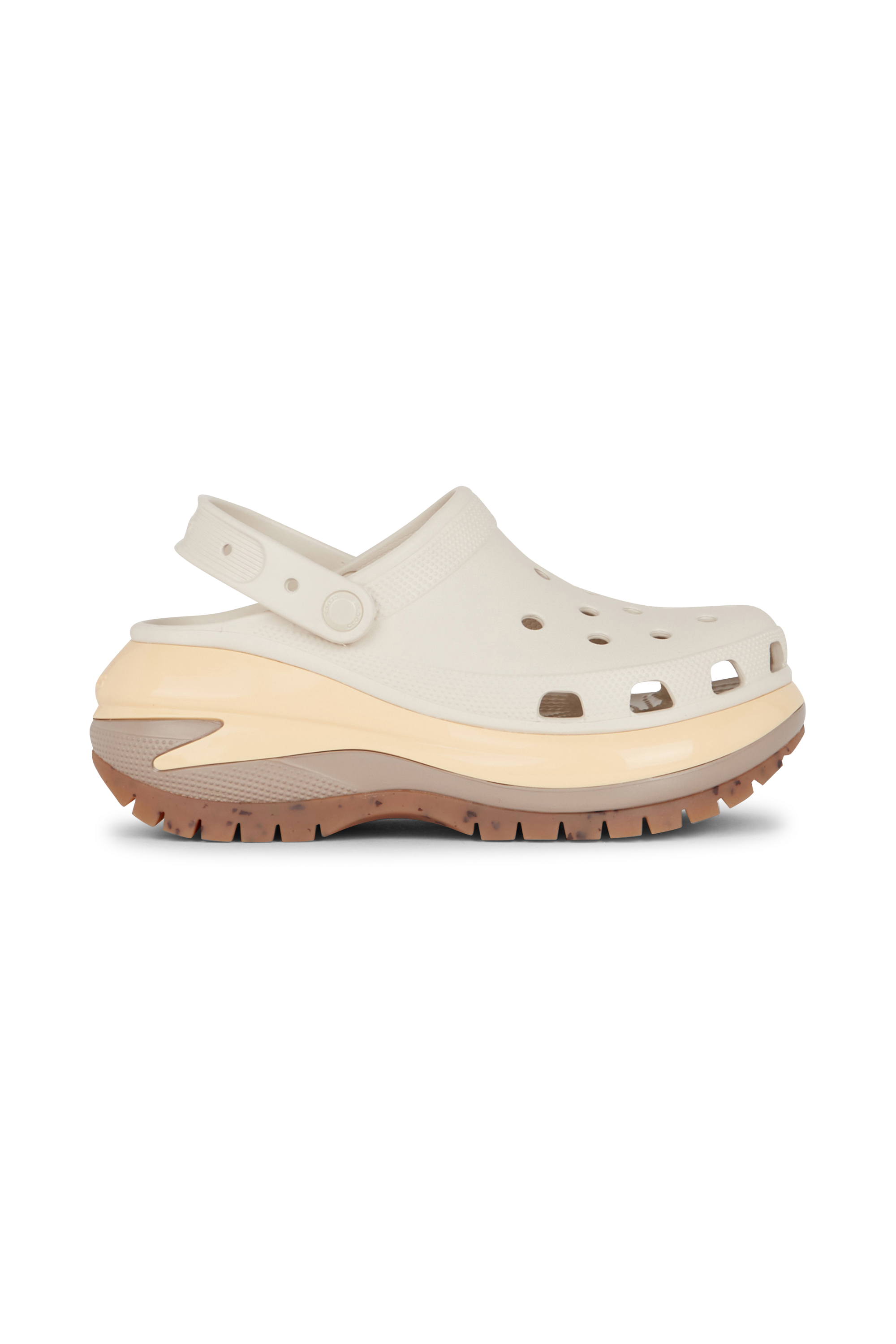 Flat furry sheepskin sandals Beige