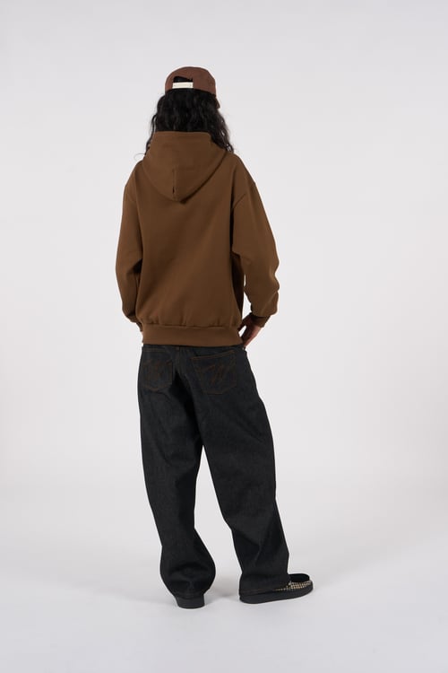 WALK IN PARIS Hoodie Marron
