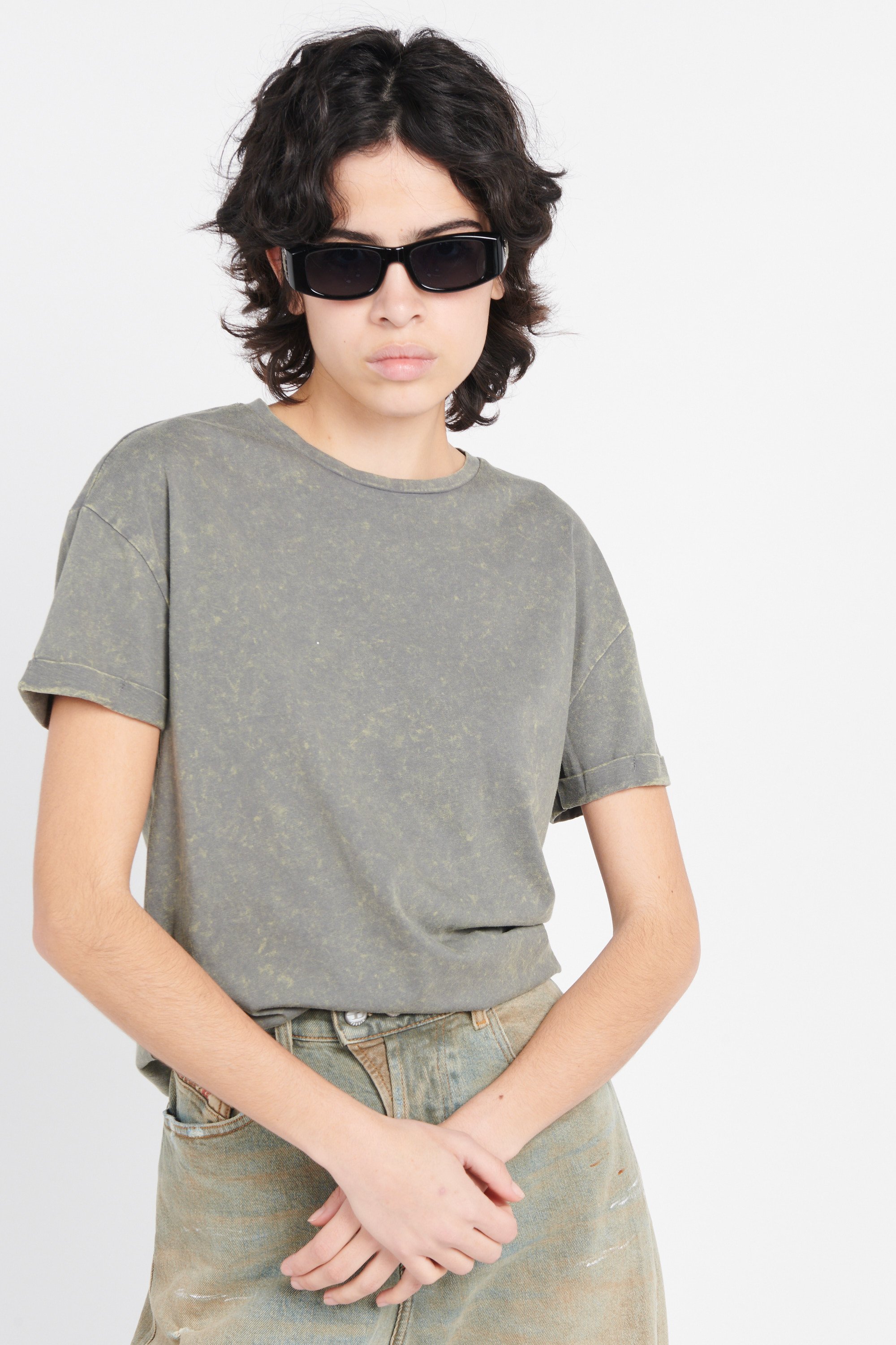 T-shirt | Grey by NOISY MAY T-shirt Grey