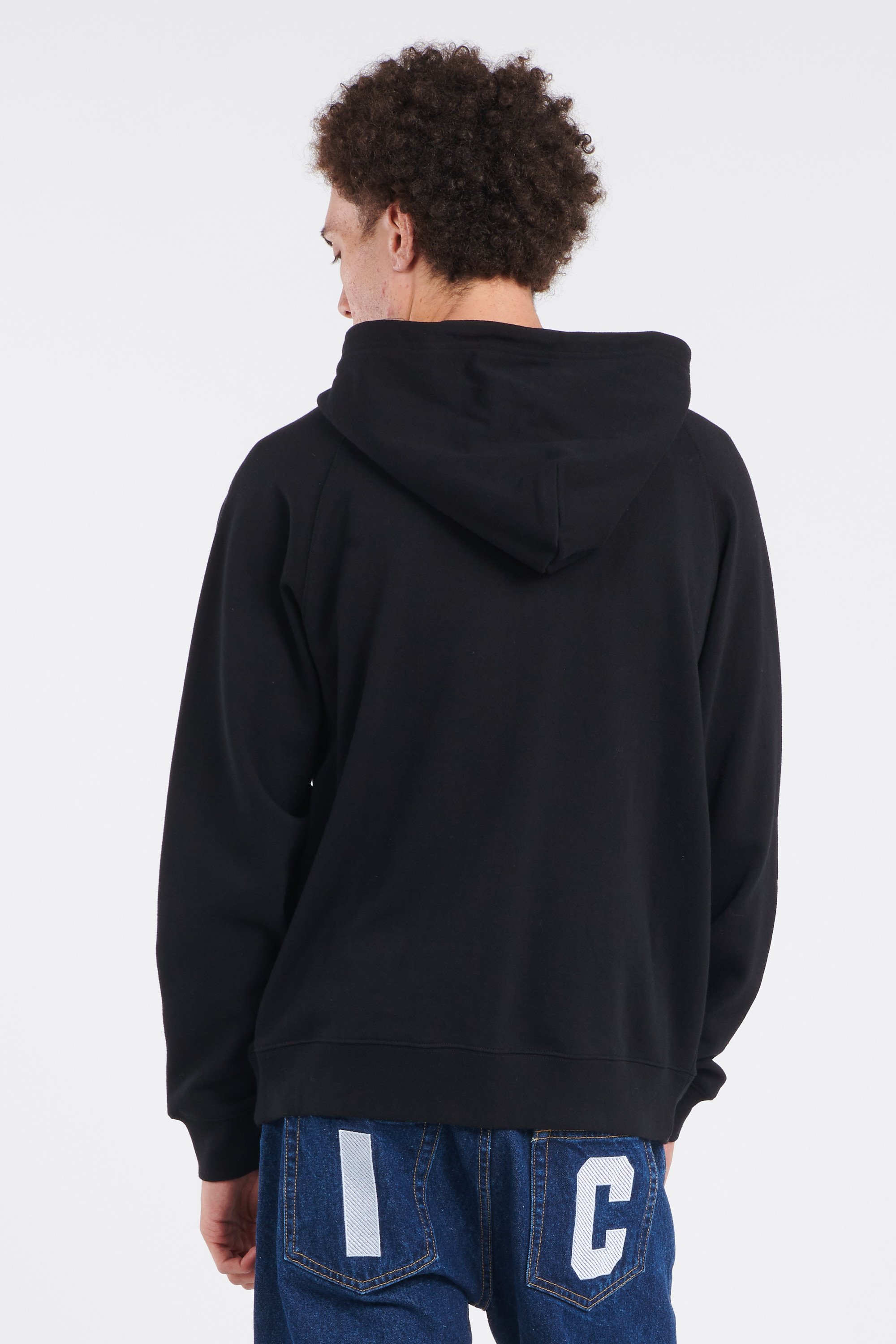 Regular-fit zip-up cotton-blend hoodie with Pony Player | Black by ICE CREAM Regular-fit zip-up cotton-blend hoodie with Pony Player Black
