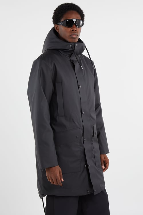 RAINS Parka Noir