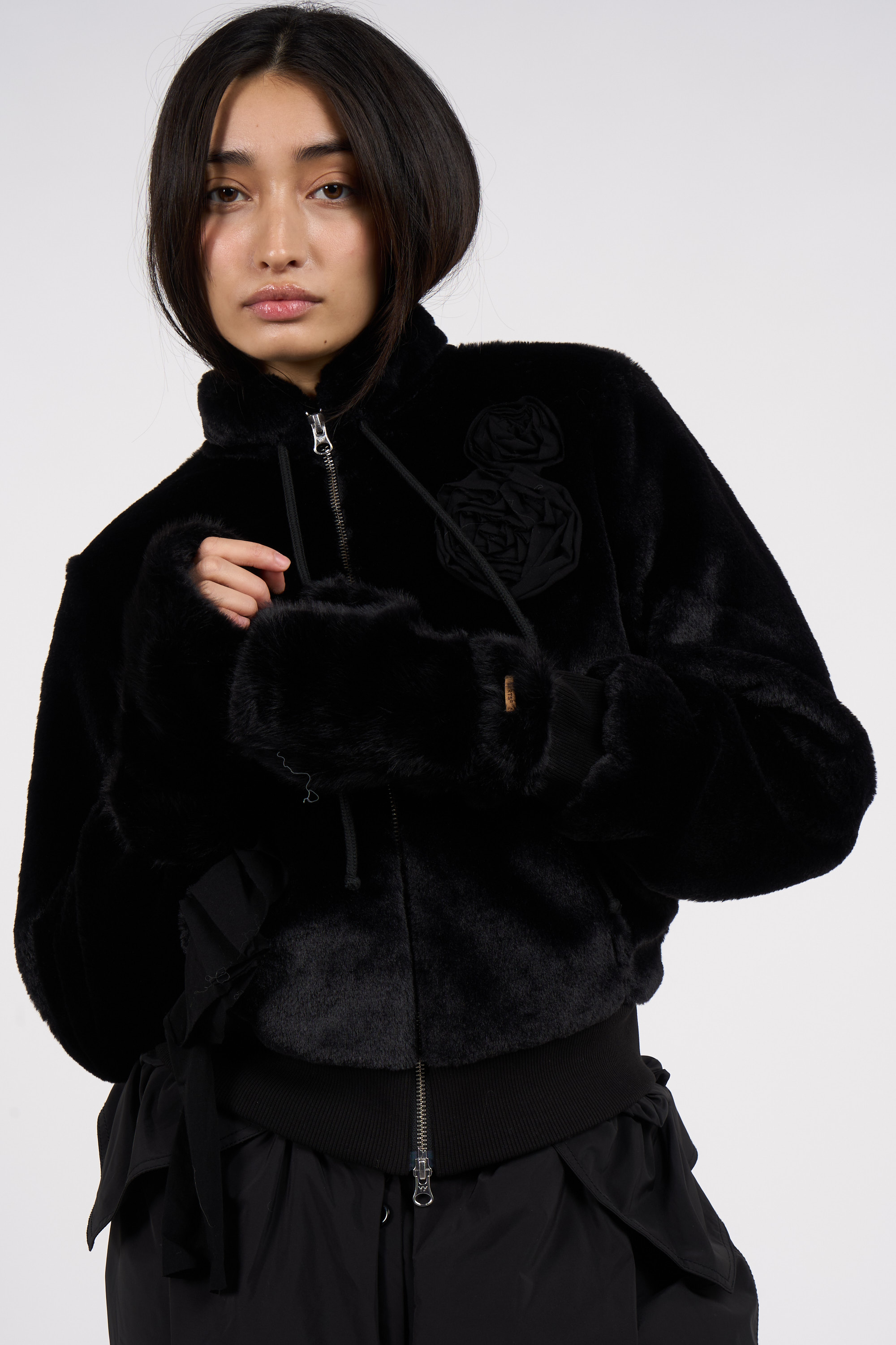 Fingerless gloves Black