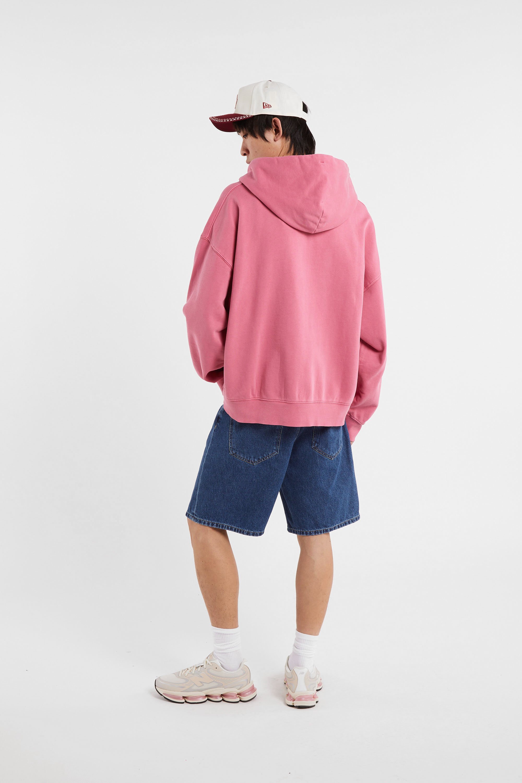 Hoodie zippé Rose