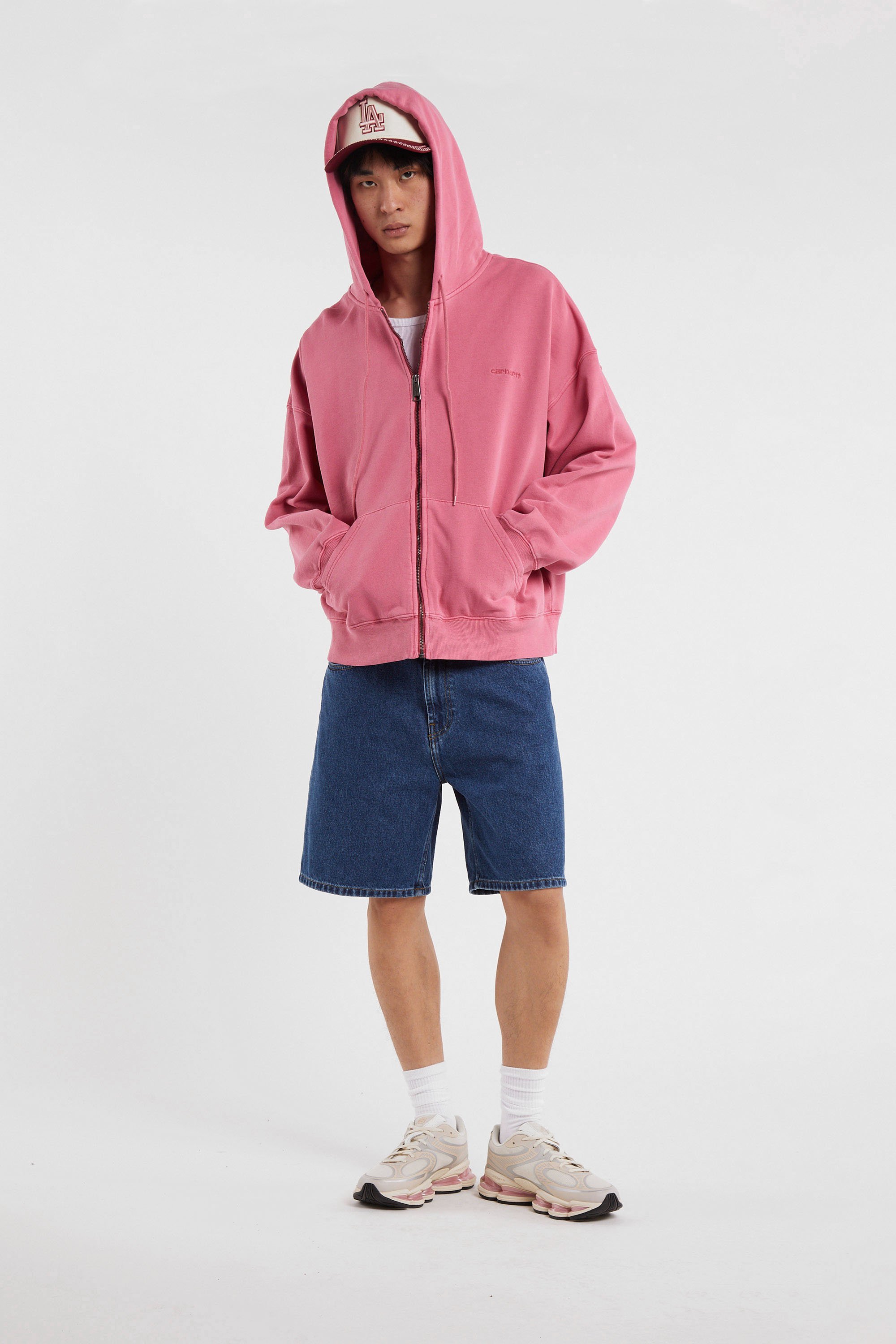 Hoodie zippé CARHARTT WIP Rose
