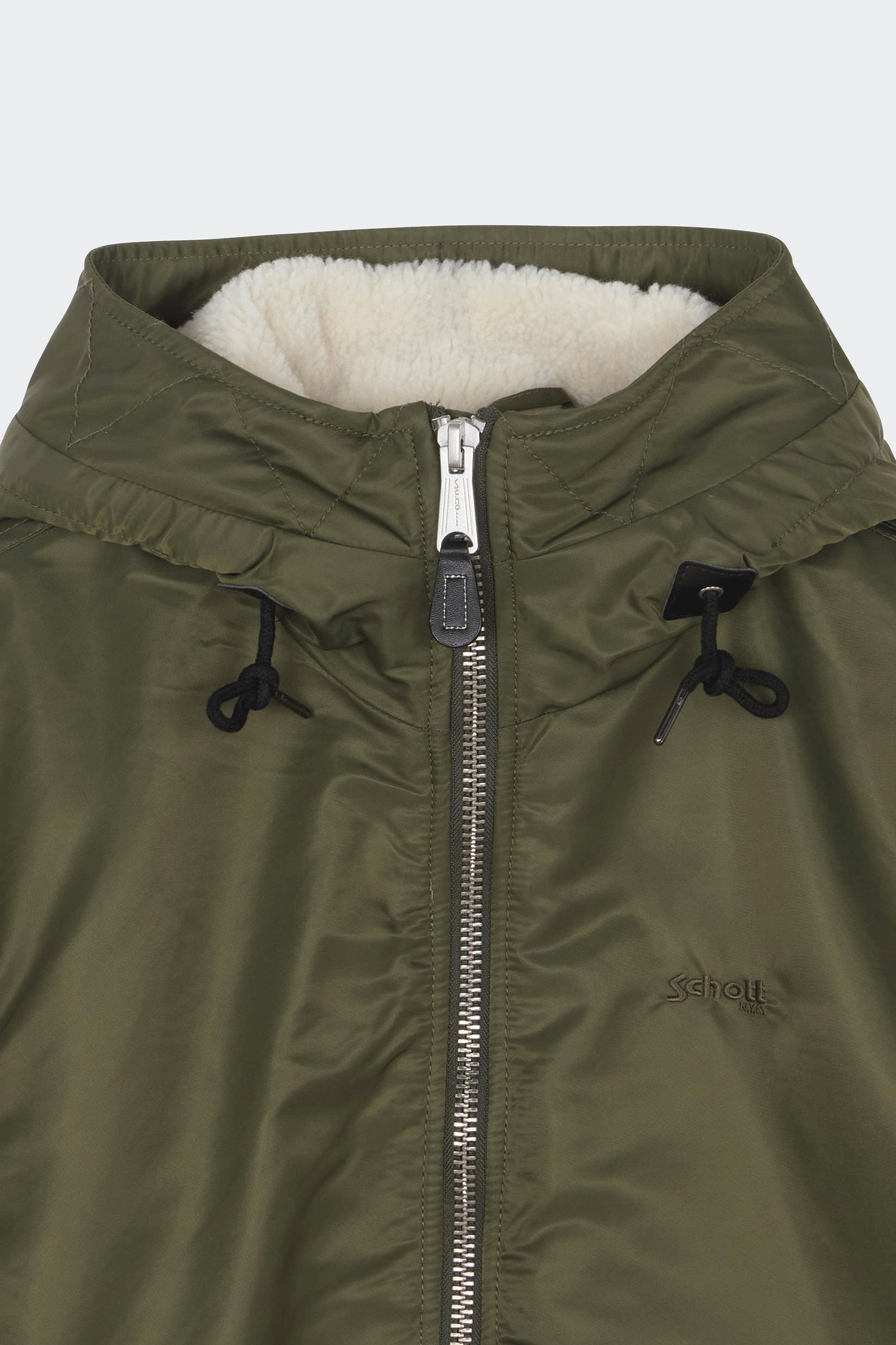 jacket | Khaki by SCHOTT jacket Khaki