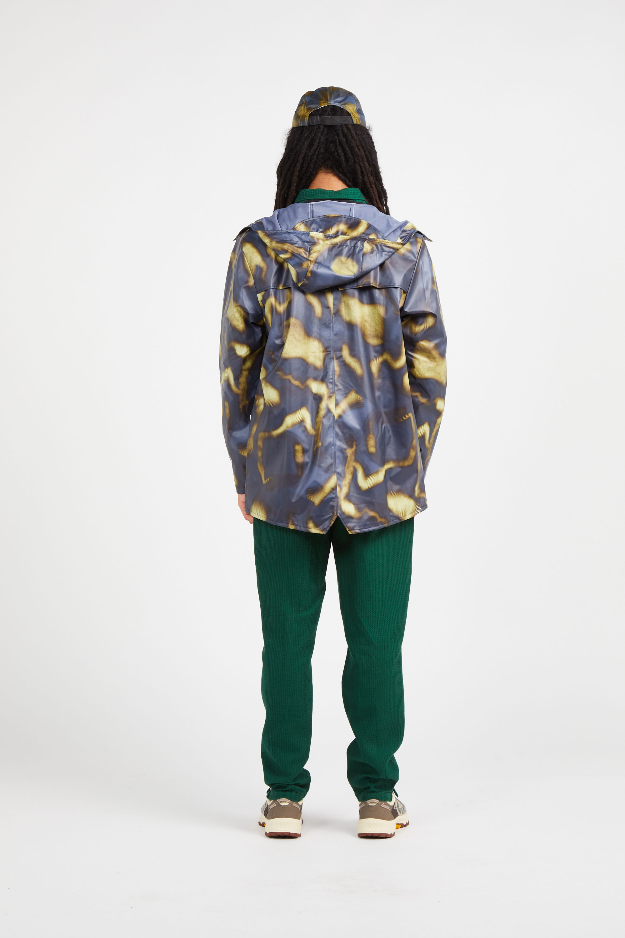 Coupe-vent imperméable à capuche Multicolore