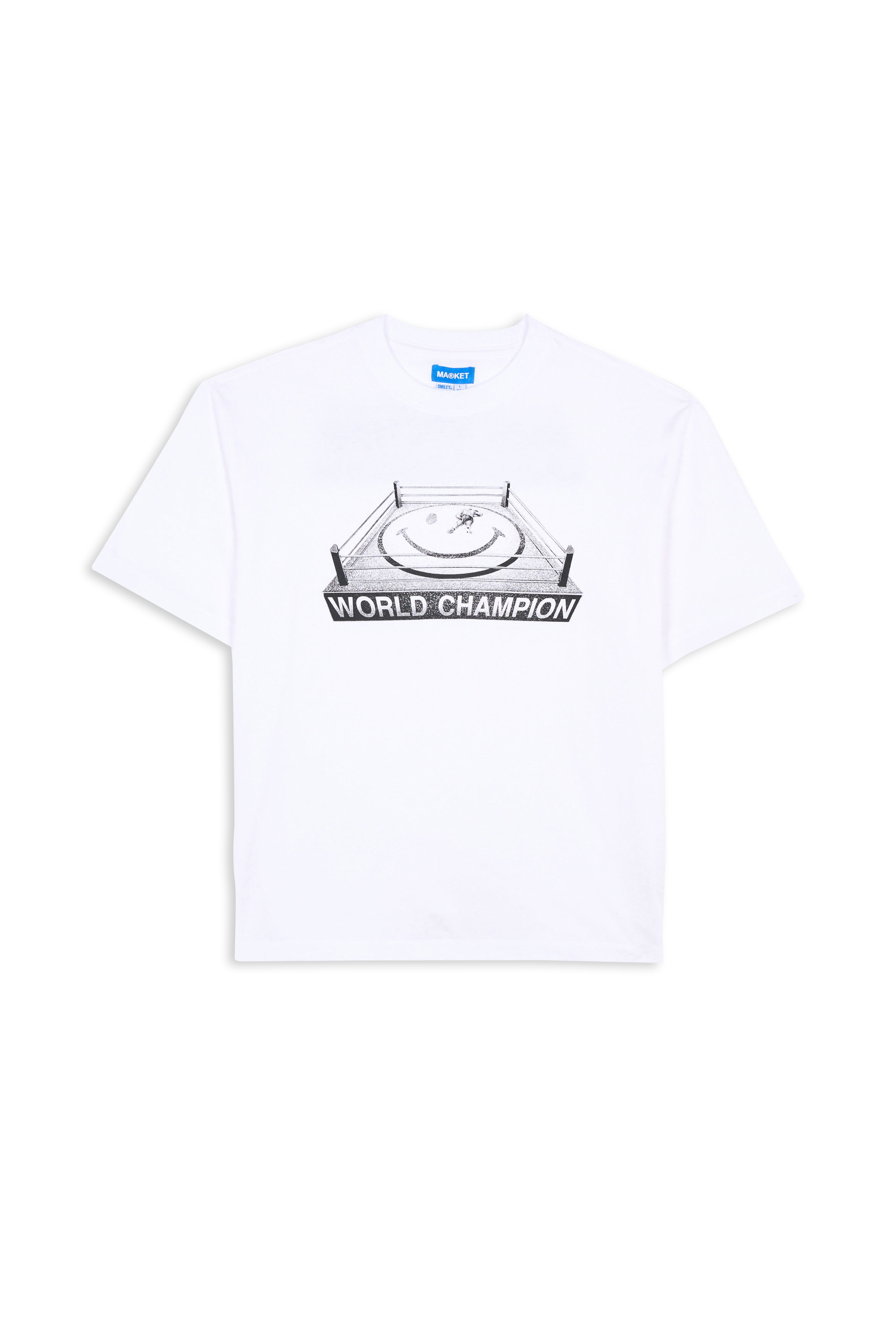 Regular-fit round-neck cotton T-shirt White