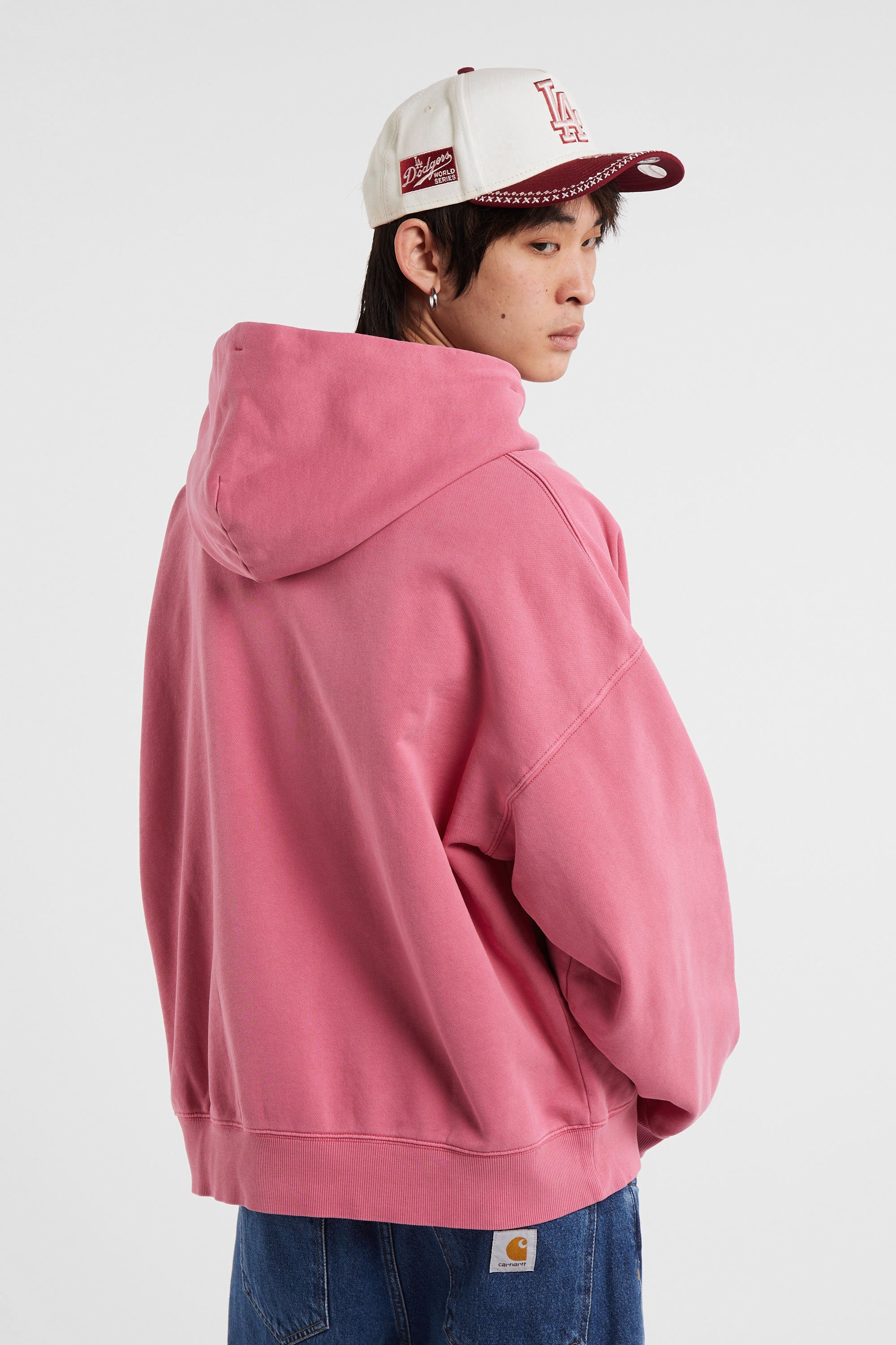 Hoodie zippé Rose