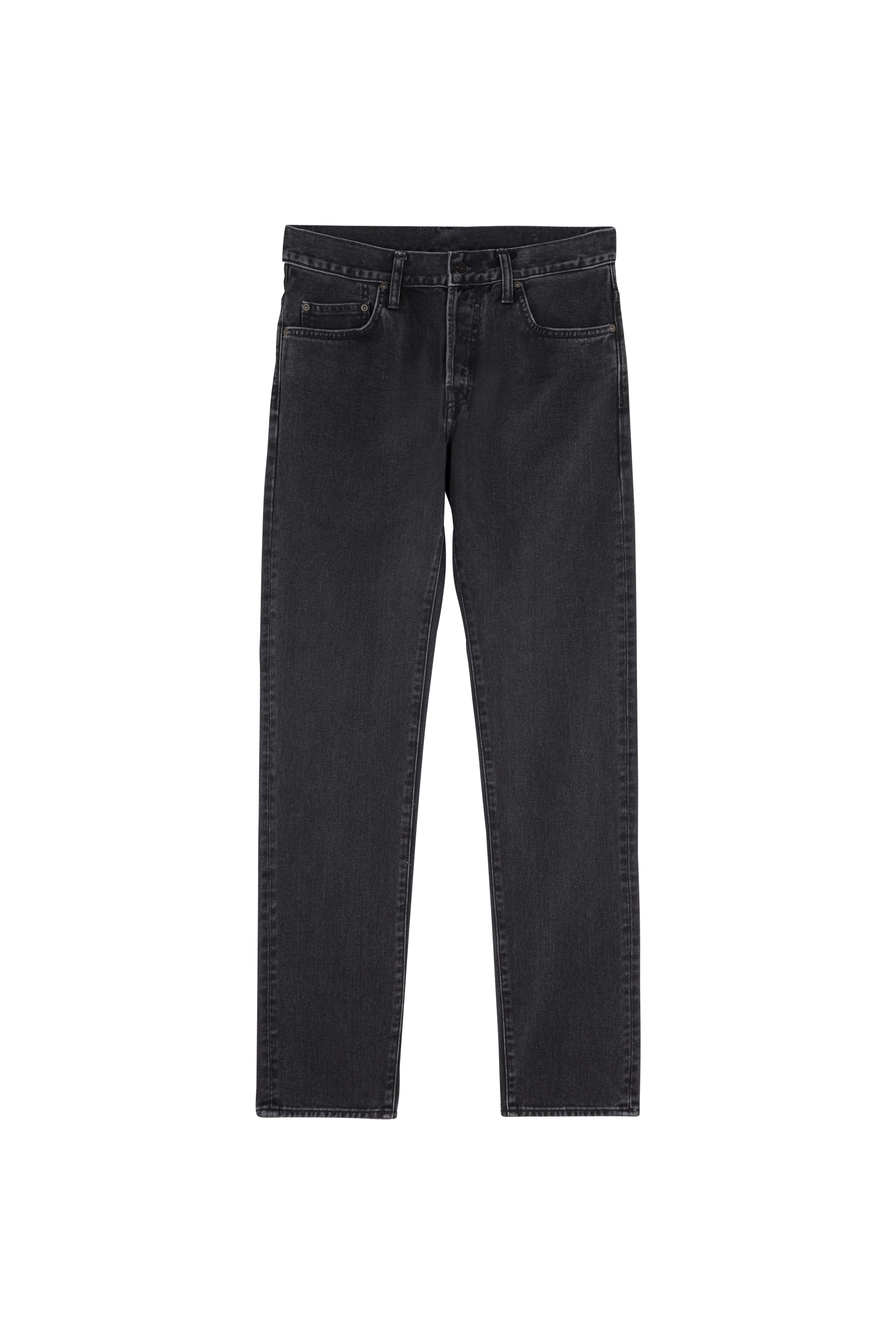 Straight-leg jeans Black