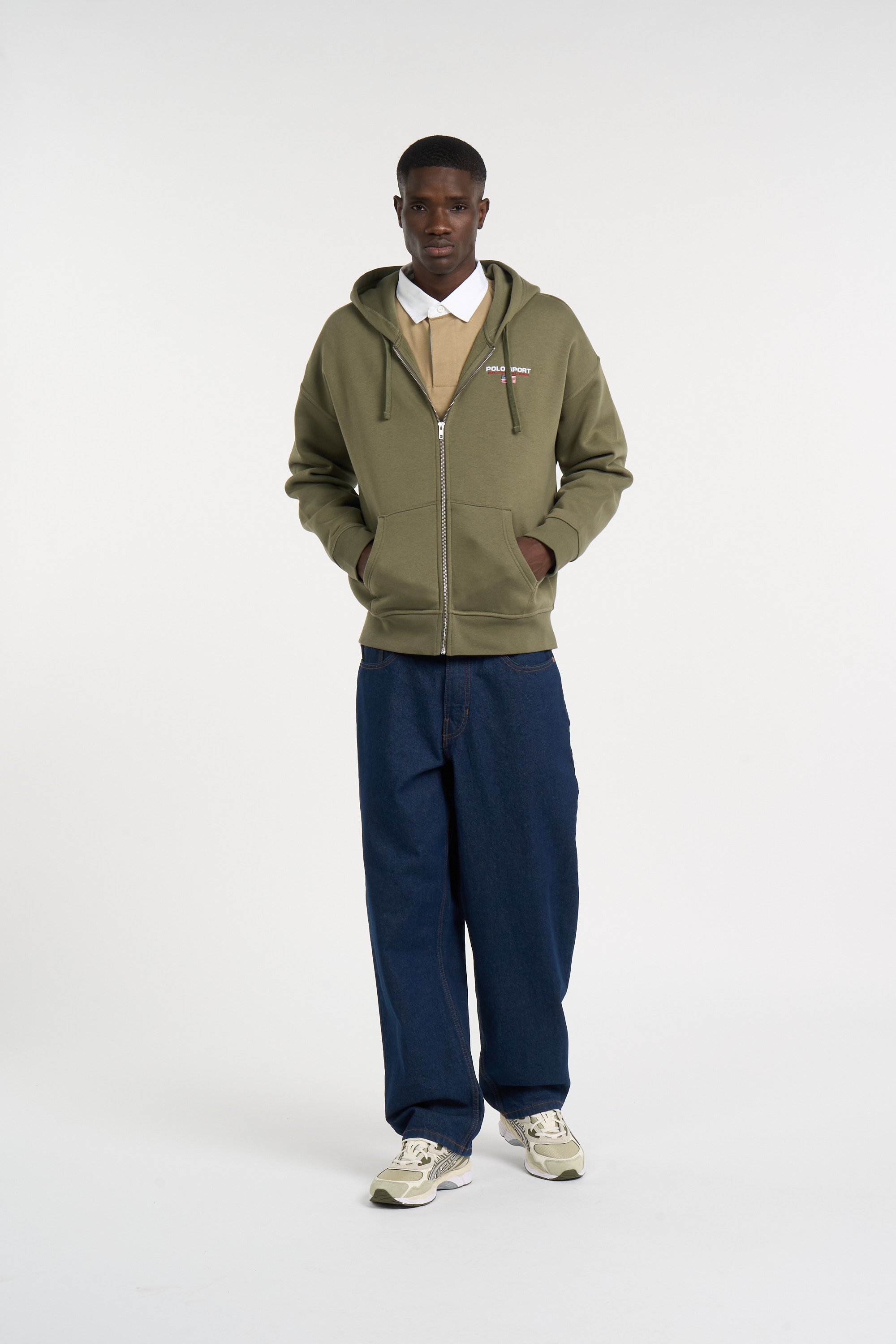 Hoodie zippé POLO RALPH LAUREN Vert