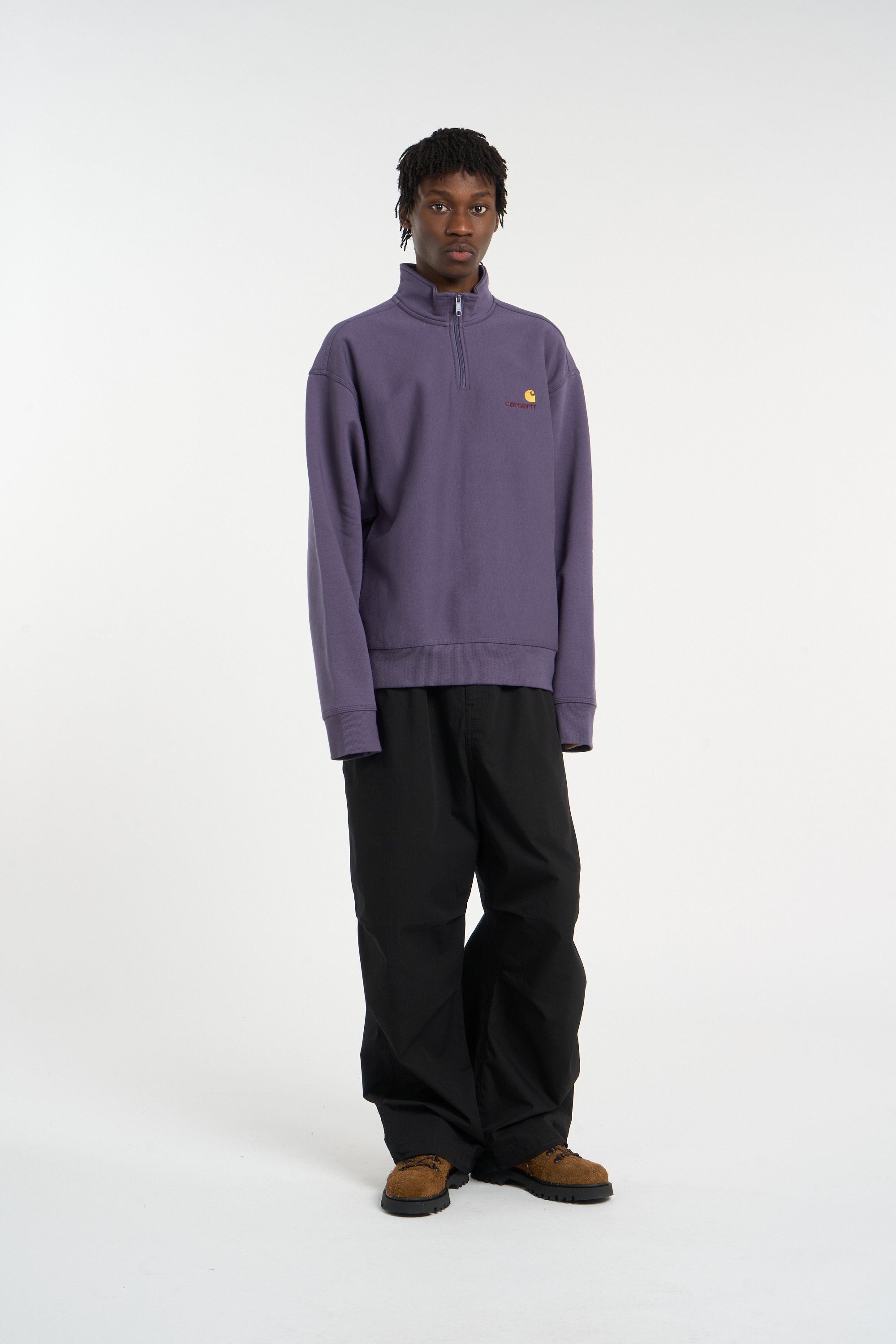Slim-fit zip-up tracksuit top  CARHARTT WIP Purple