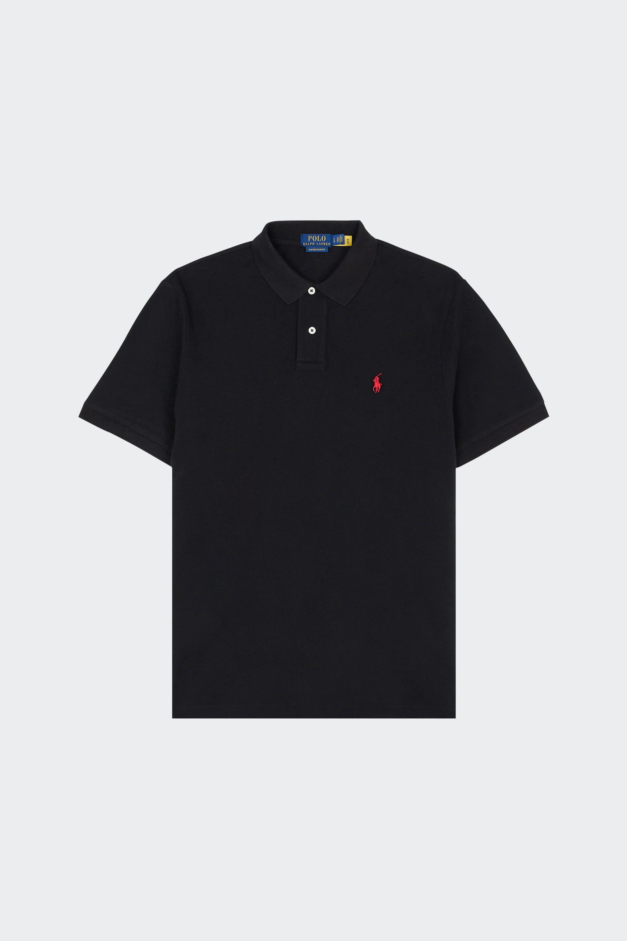 Short sleeve polo | Black by POLO RALPH LAUREN Short sleeve polo Black