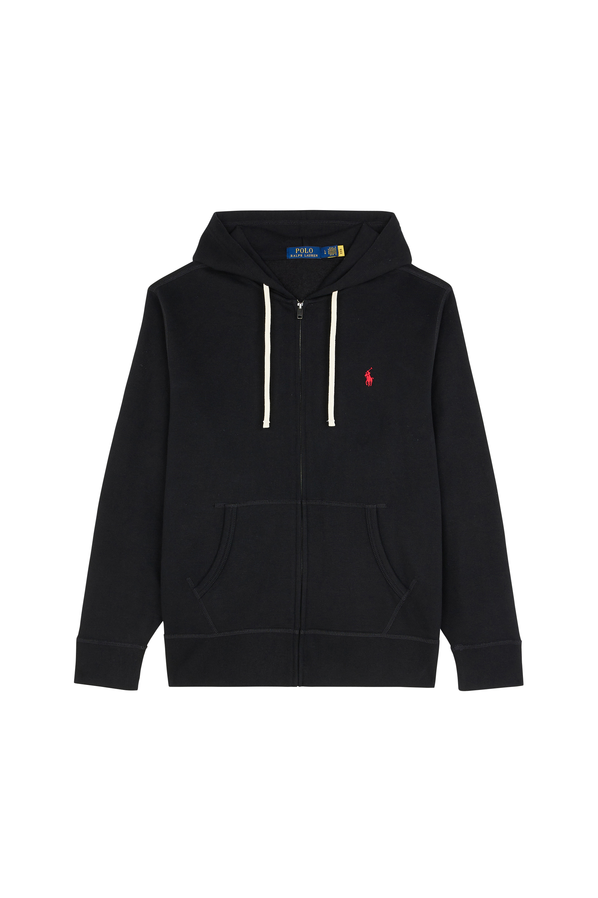zip-up hoodie Black