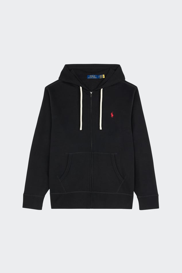 Zip up Hoodie The Rl Fleece Hoodie Black Polo Ralph Lauren