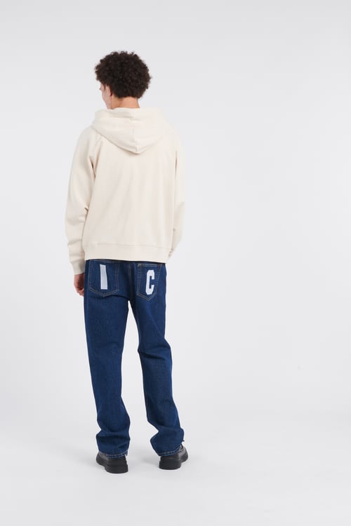 ICE CREAM Hoodie zippé Beige