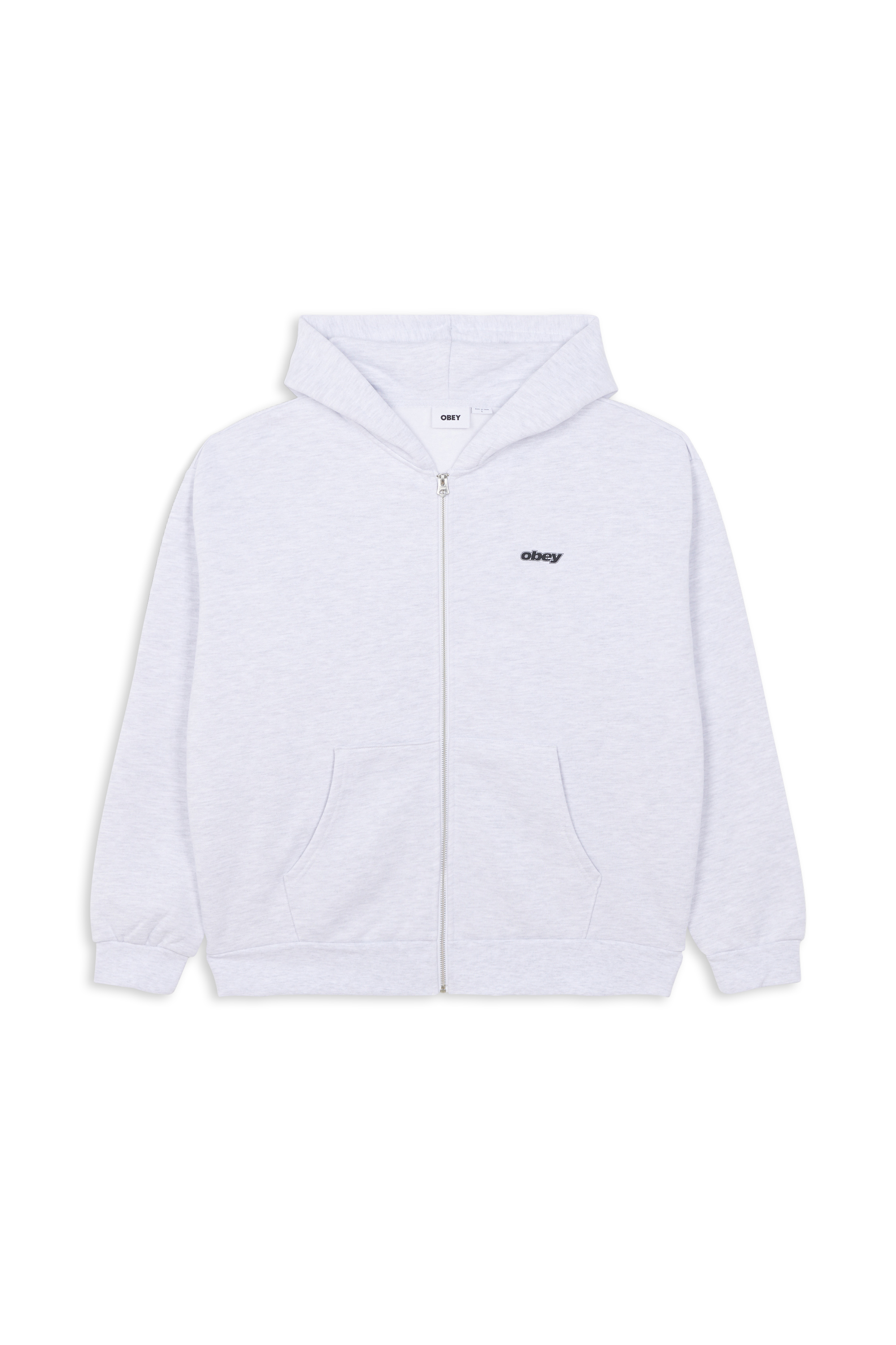 Hoodie zippé Gris