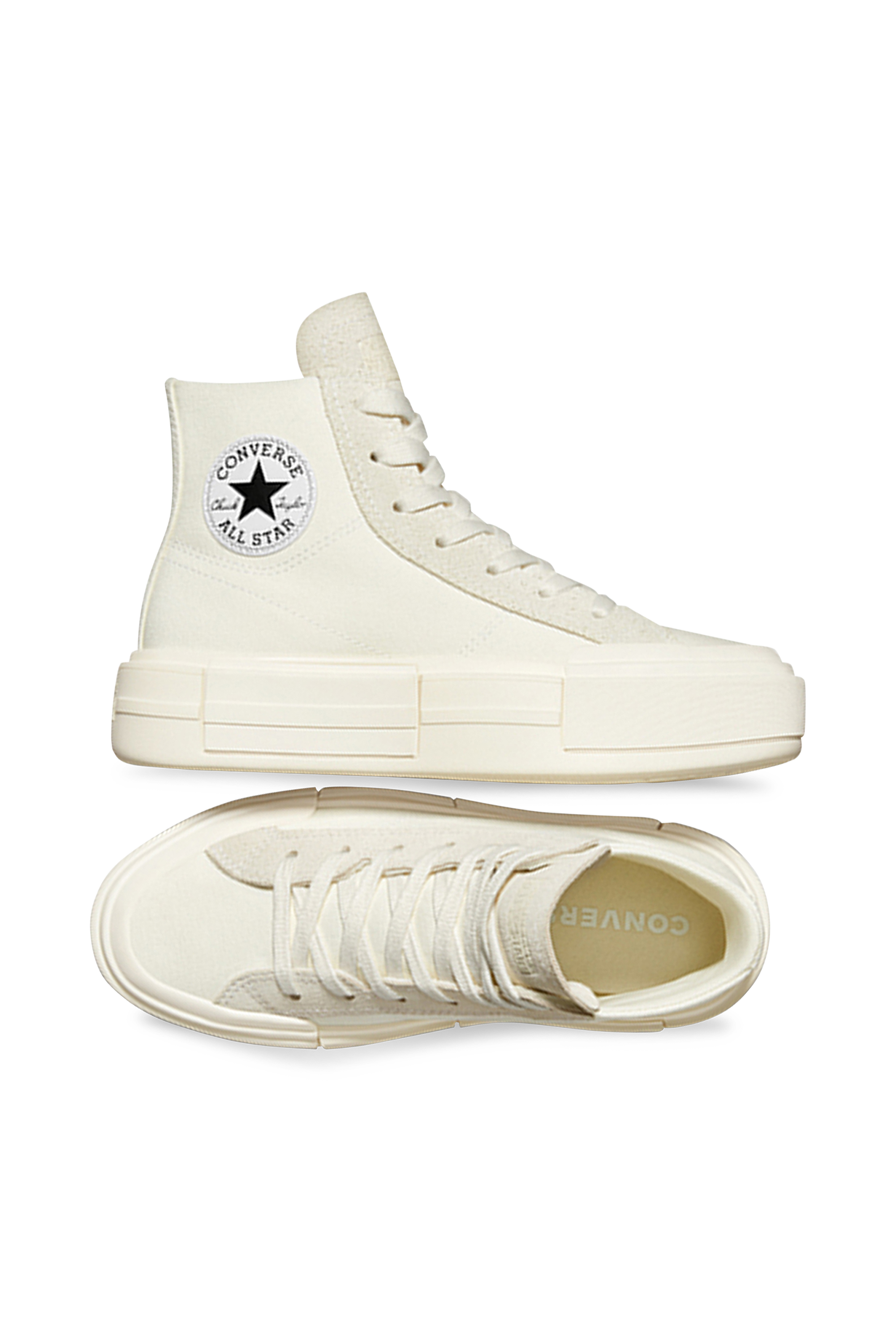 High-top sneakers Beige