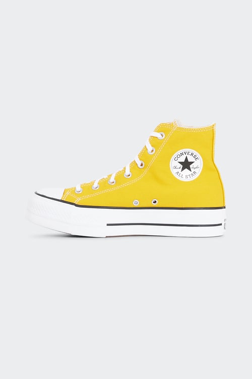 Converse plateforme jaune online