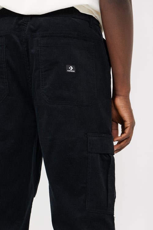 CONVERSE Pantalon cargo Noir