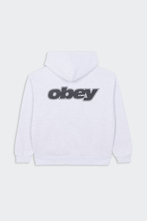 OBEY Hoodie zippé Gris