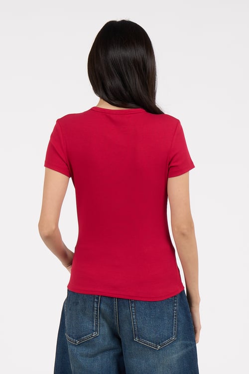 TOMMY JEANS T-shirt Red
