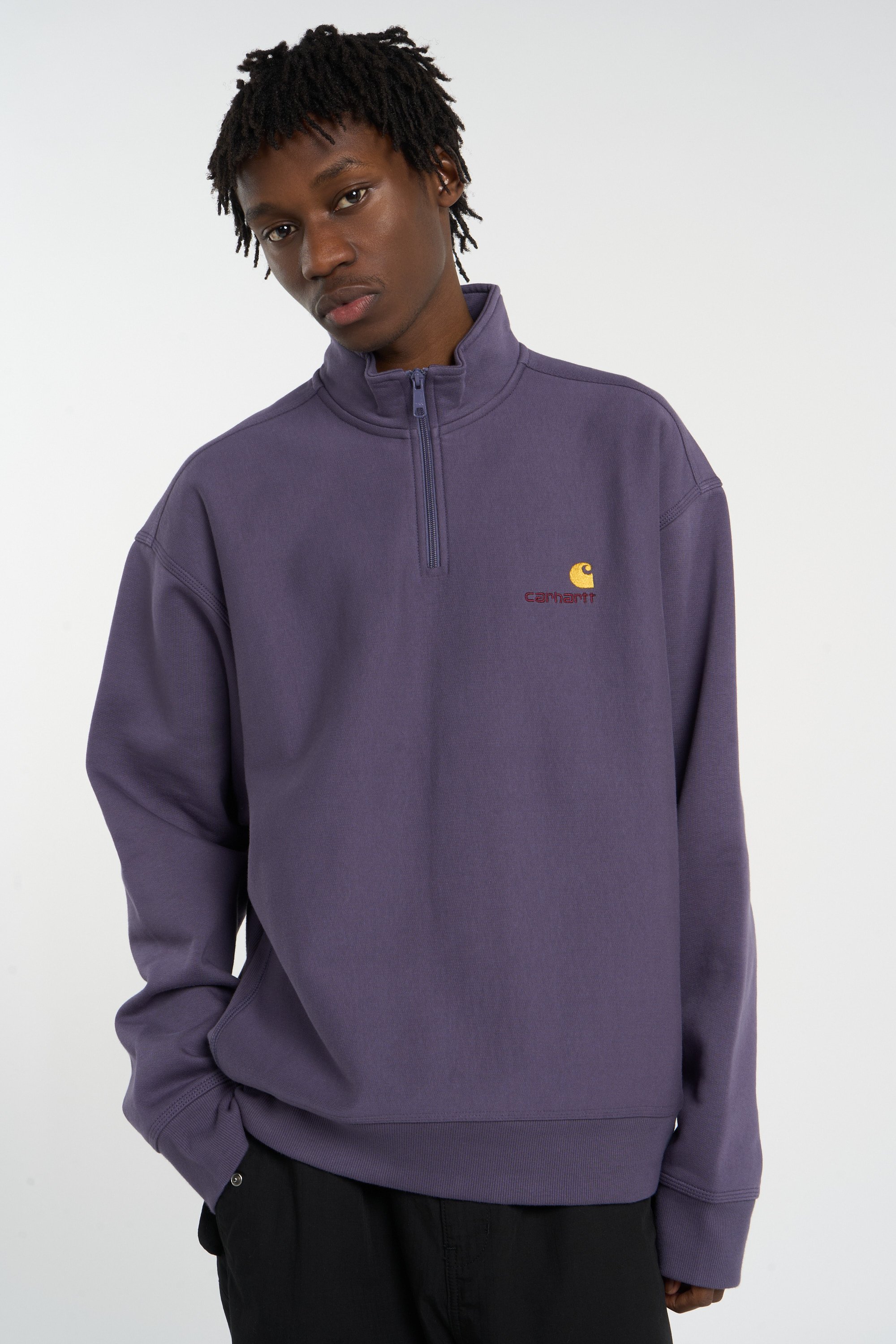 Slim-fit zip-up tracksuit top  | Purple CARHARTT WIP Men