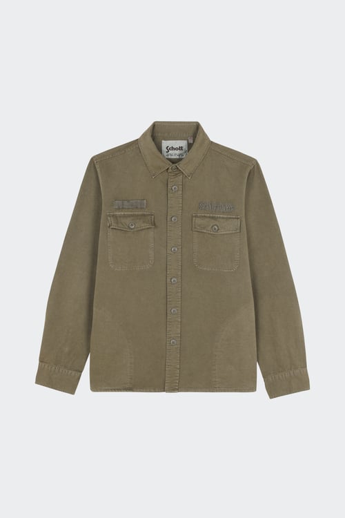 SCHOTT Surchemise Vert