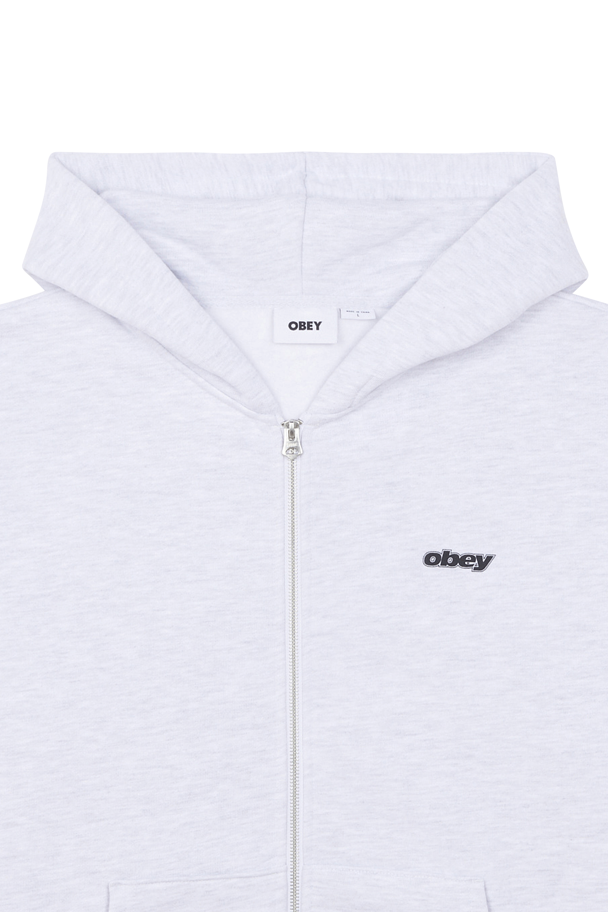 Hoodie zippé Gris