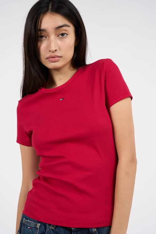 TOMMY JEANS T-shirt Red