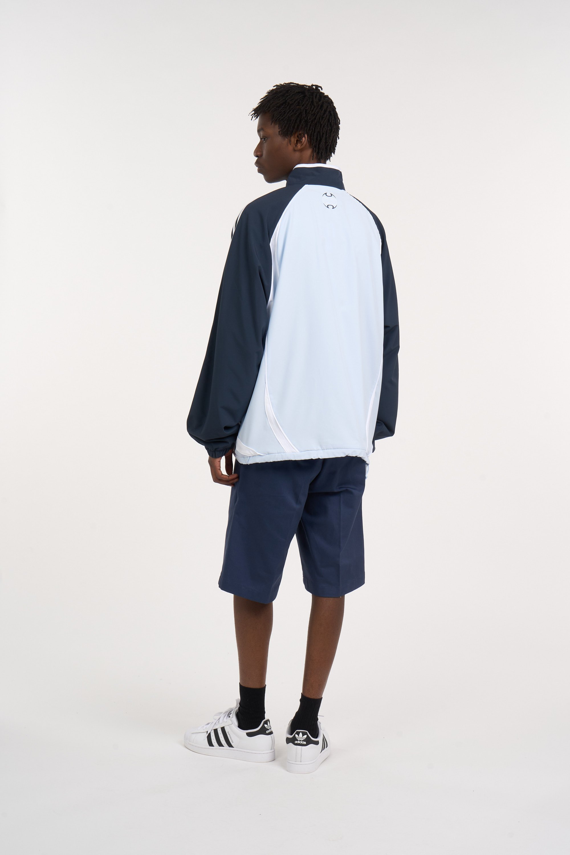 Slim-fit zip-up tracksuit top  | Blue ADIDAS Men
