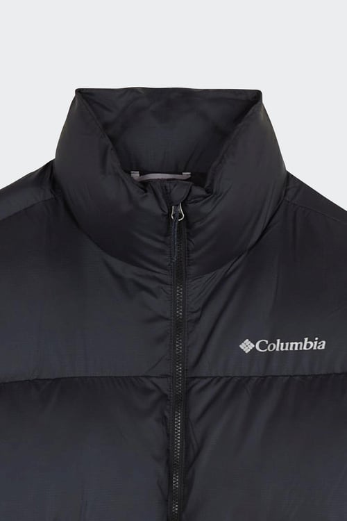 COLUMBIA Lightweight quilted padded jacket with high neck Black