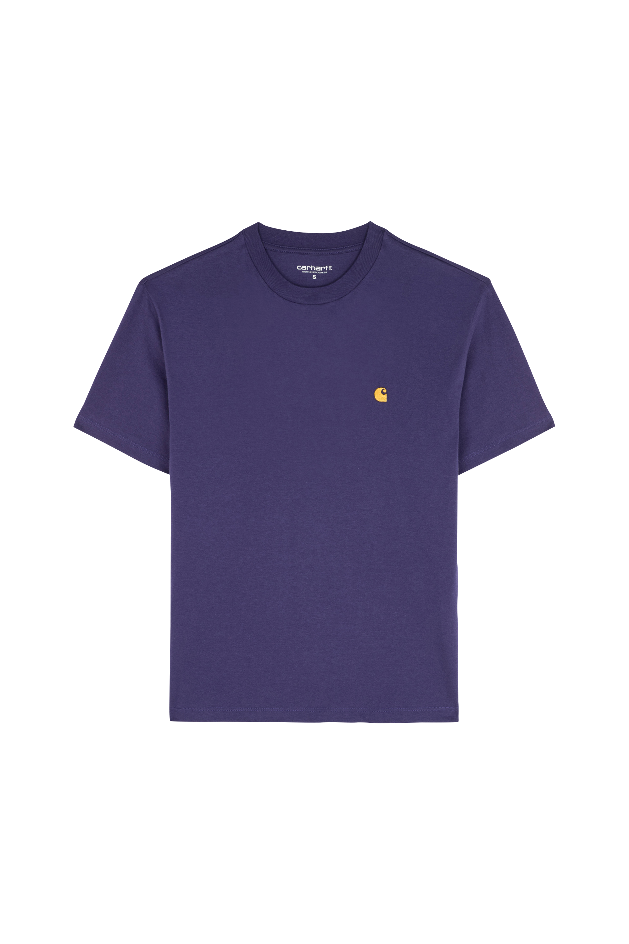 Lila Selected T Shirt Lila Homme Short Sleeves Relaxed T Shirt - Main Image