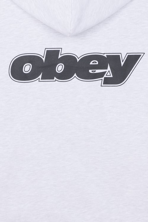 OBEY Hoodie zippé Gris