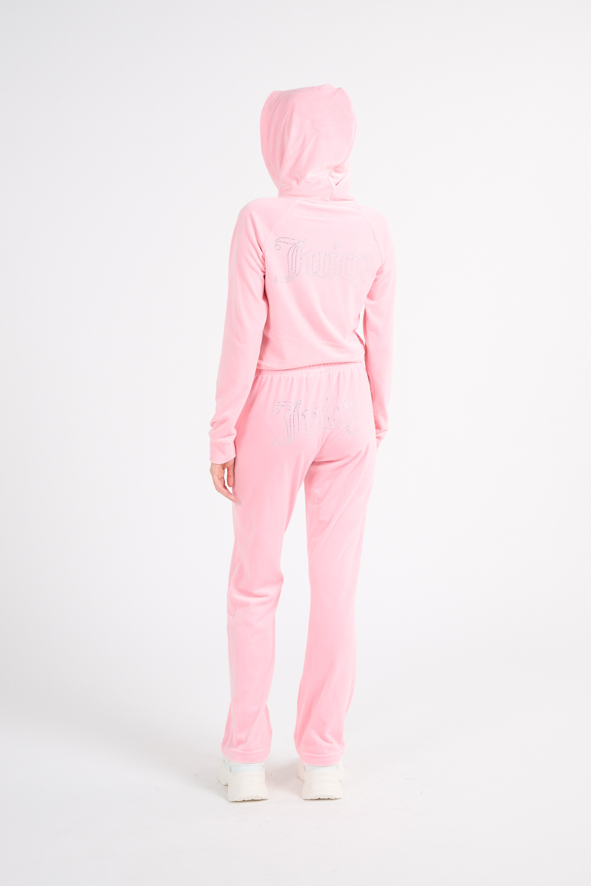 Hoodie zippé Rose