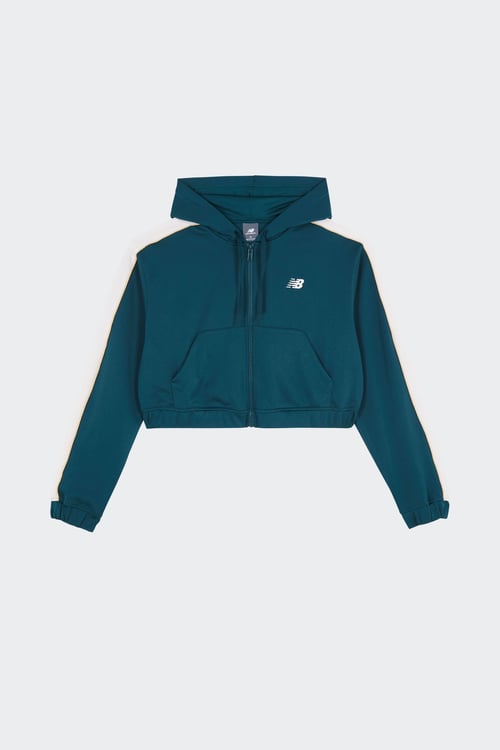 Hoodie zippé - Taille M Vert