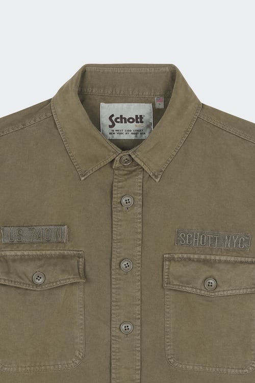 SCHOTT Surchemise Vert