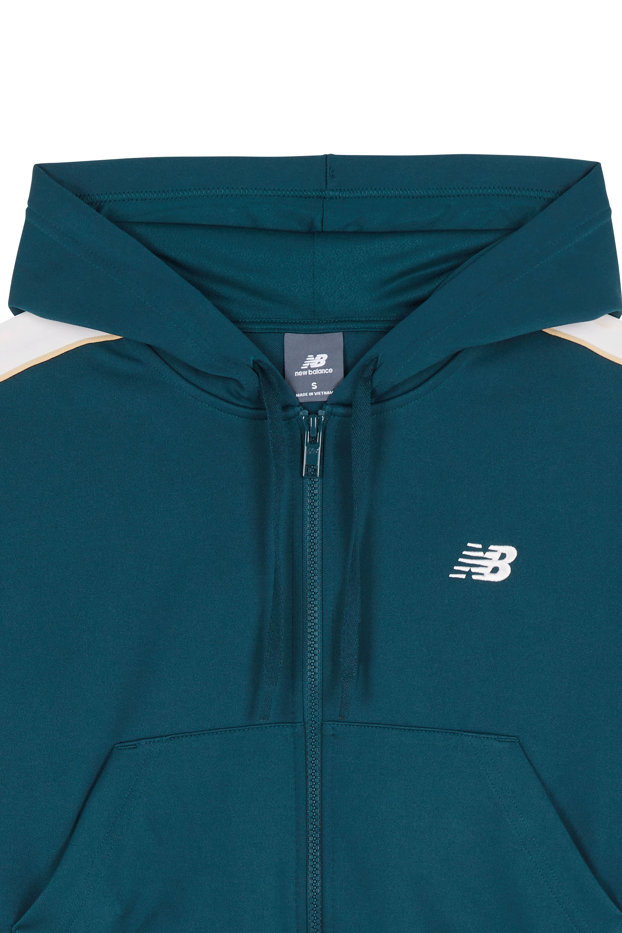 Hoodie zippé Vert