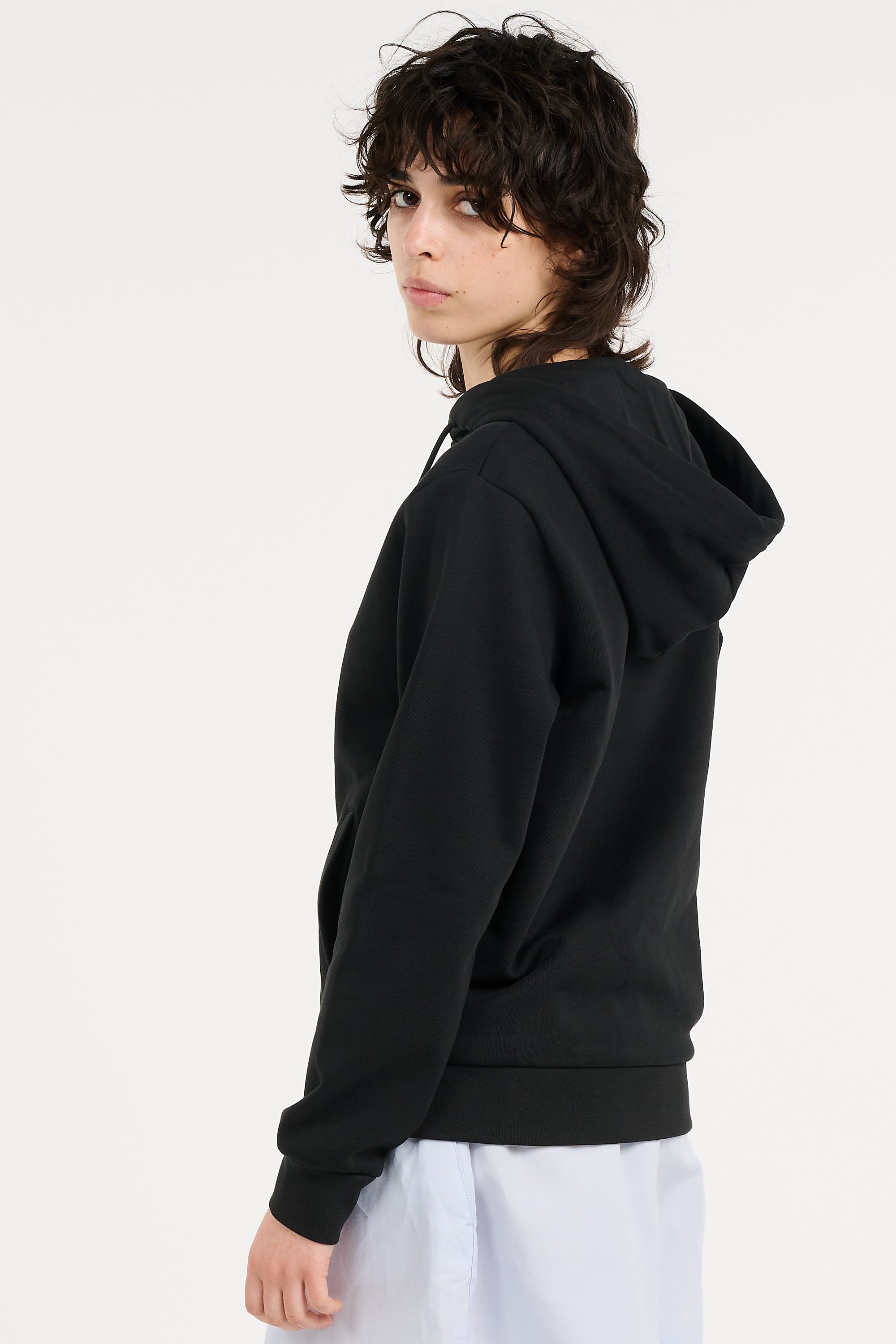 Sweatshirt zippé à capuche | Noir LACOSTE Femme
