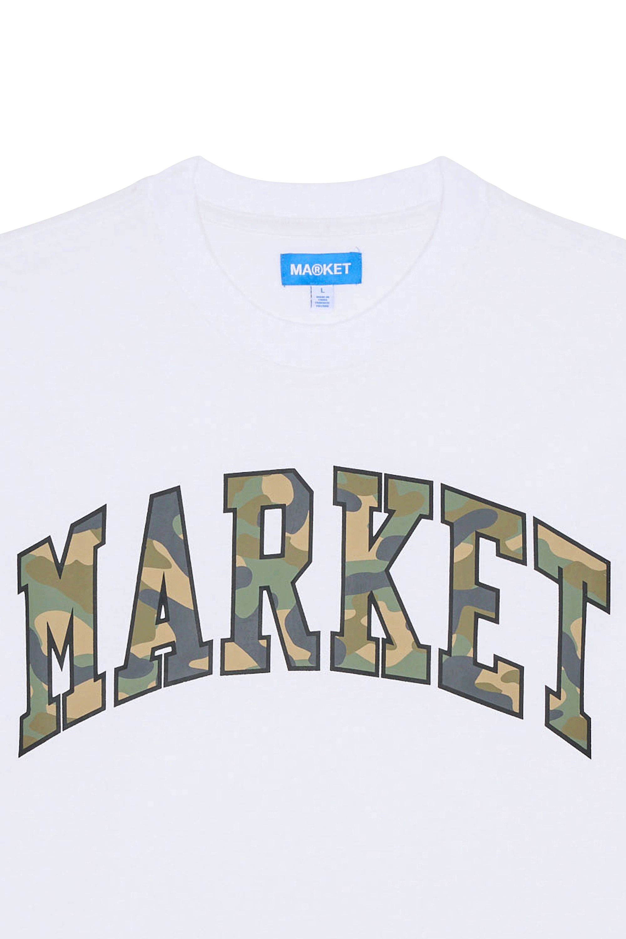 Regular-fit round-neck cotton T-shirt White