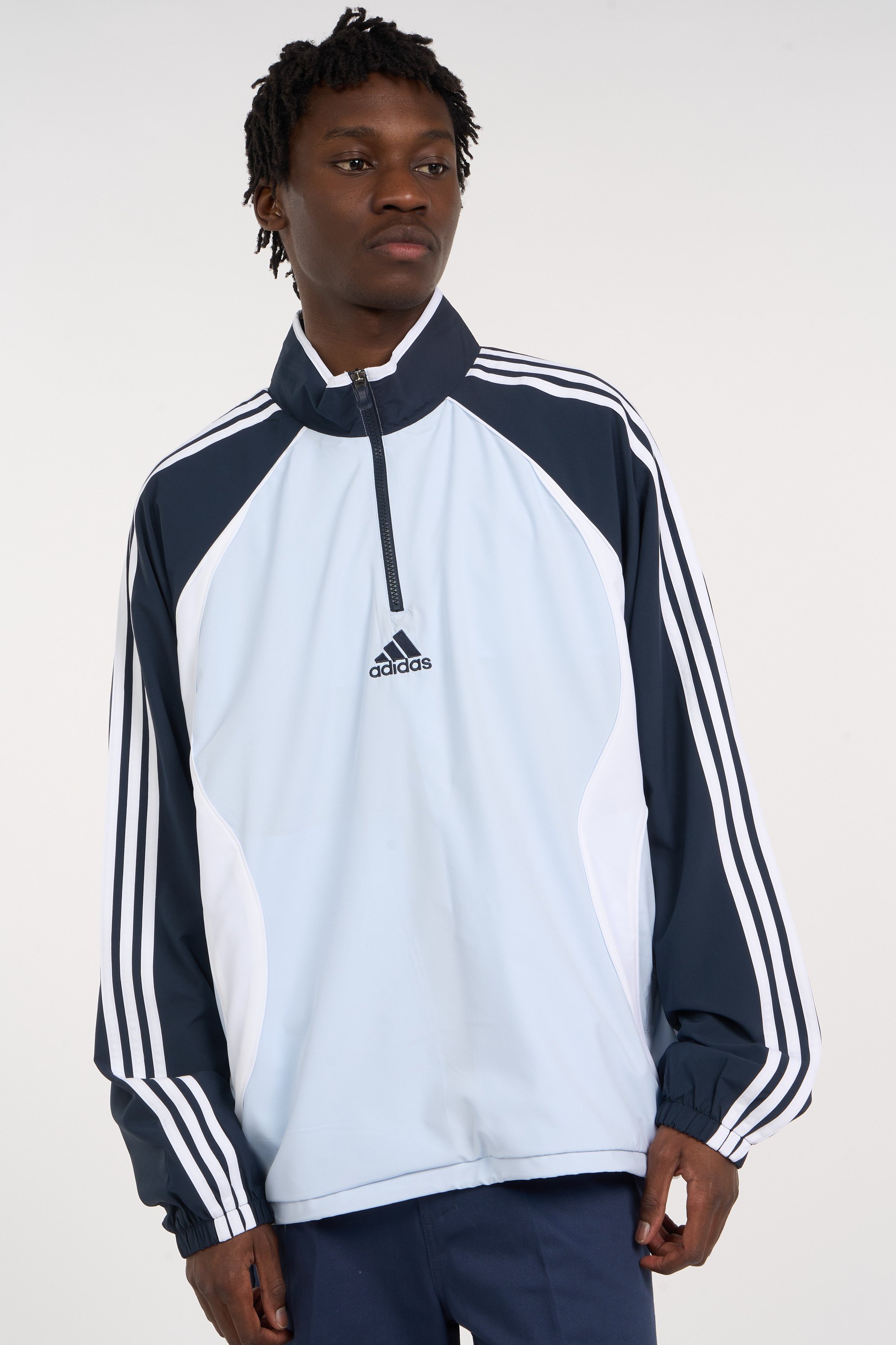 Slim-fit zip-up tracksuit top  | Blue ADIDAS Men