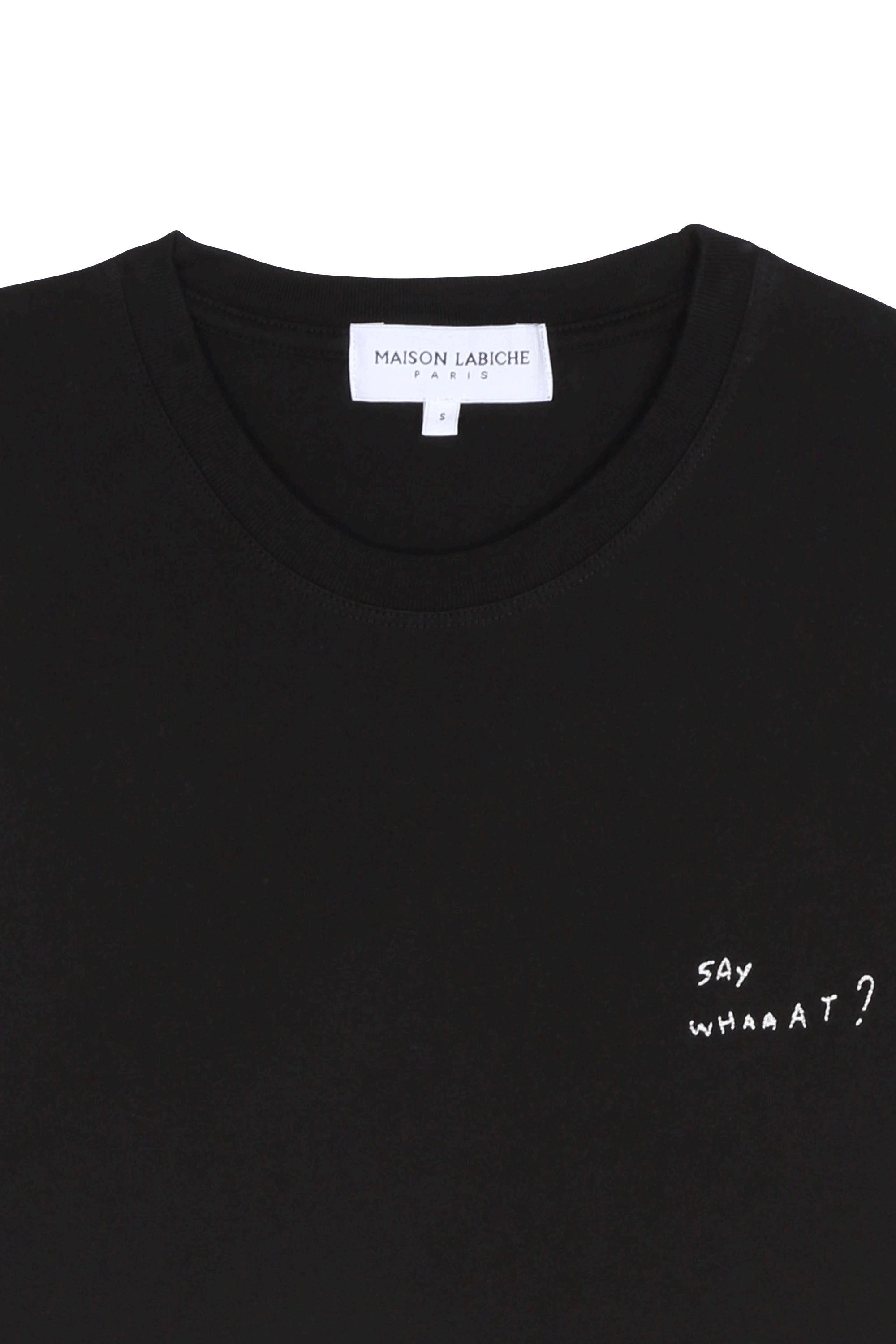 Organic Cotton T-shirt MAISON LABICHE Black